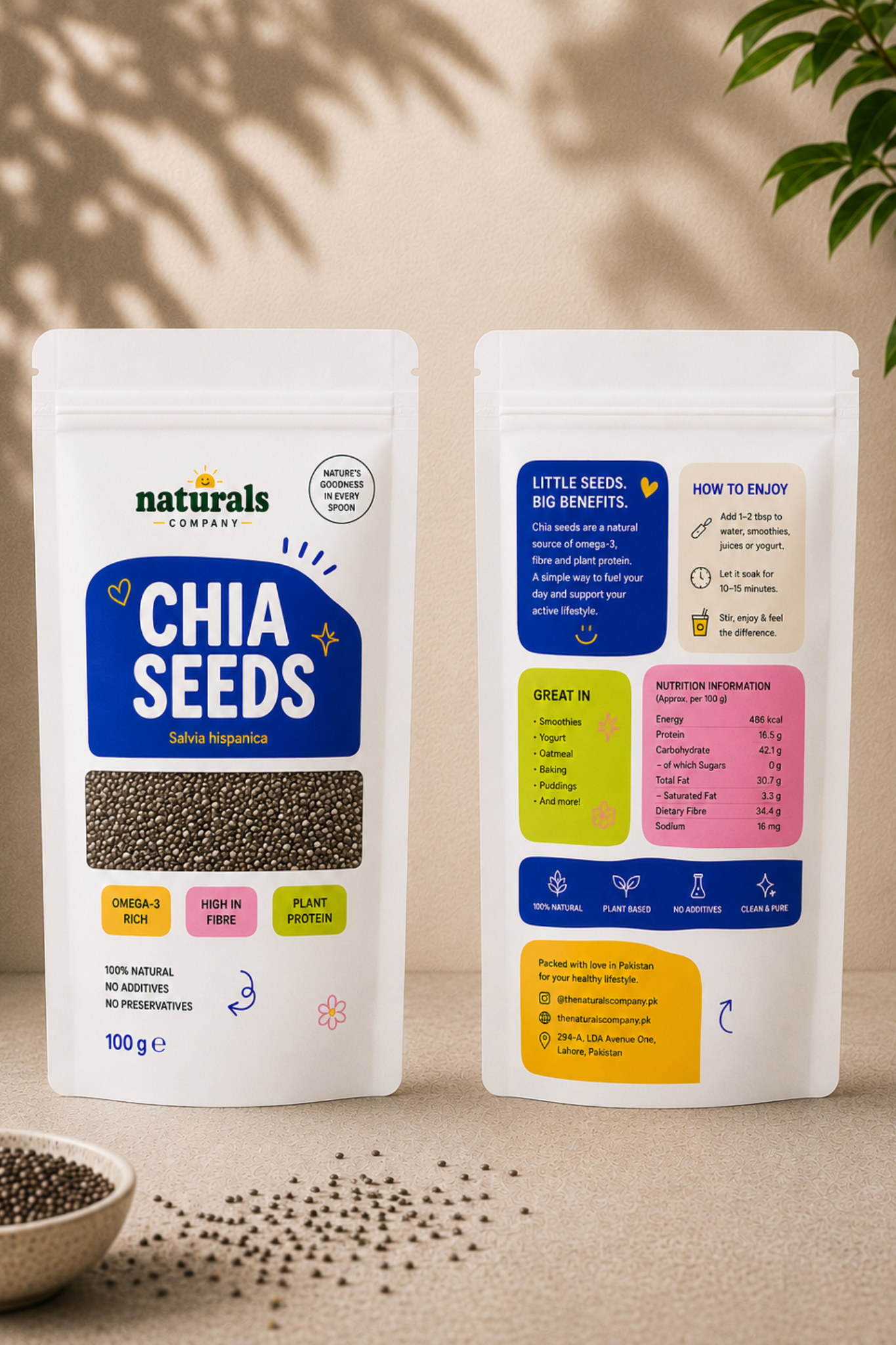 Super Chia Seeds | Omega-3, Fibre & Plant Protein