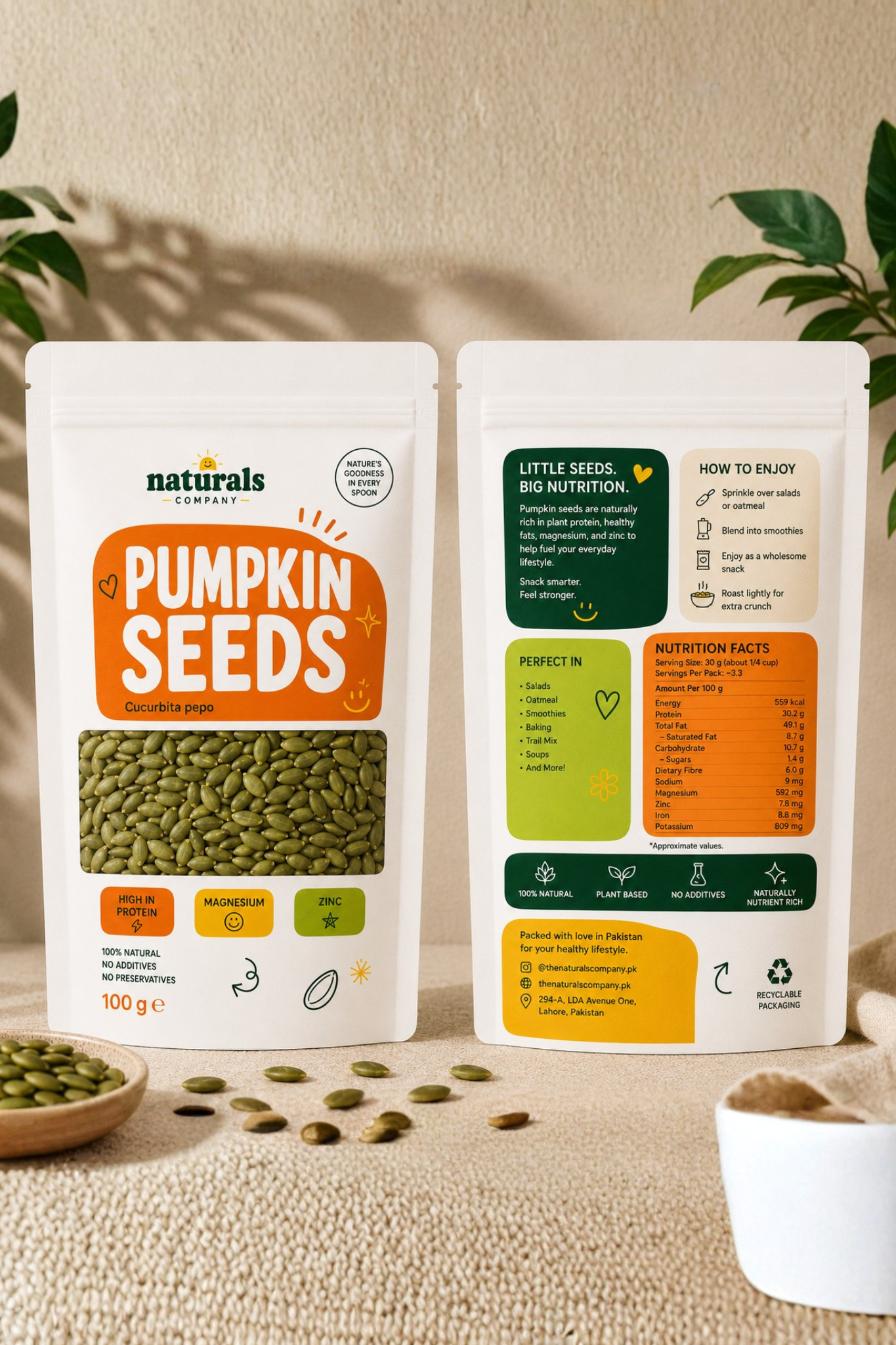 Super Pumpkin Seeds | Protein, Magnesium & Zinc