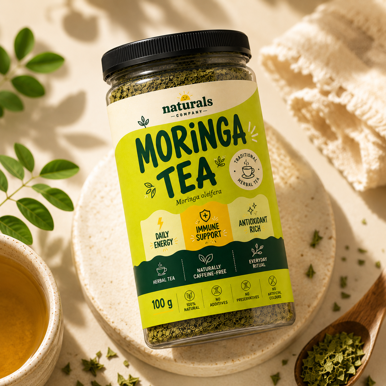 Moringa Herbal Tea – Everyday Wellness | 100g