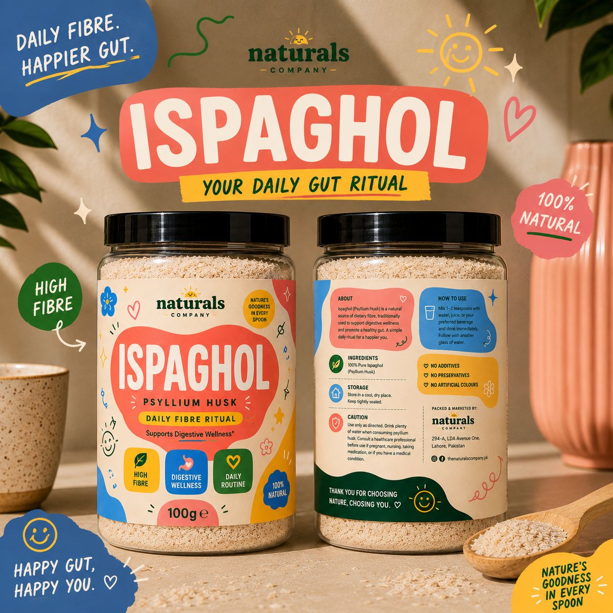 Pure Ispaghol Husk – Everyday Fibre Made Easy