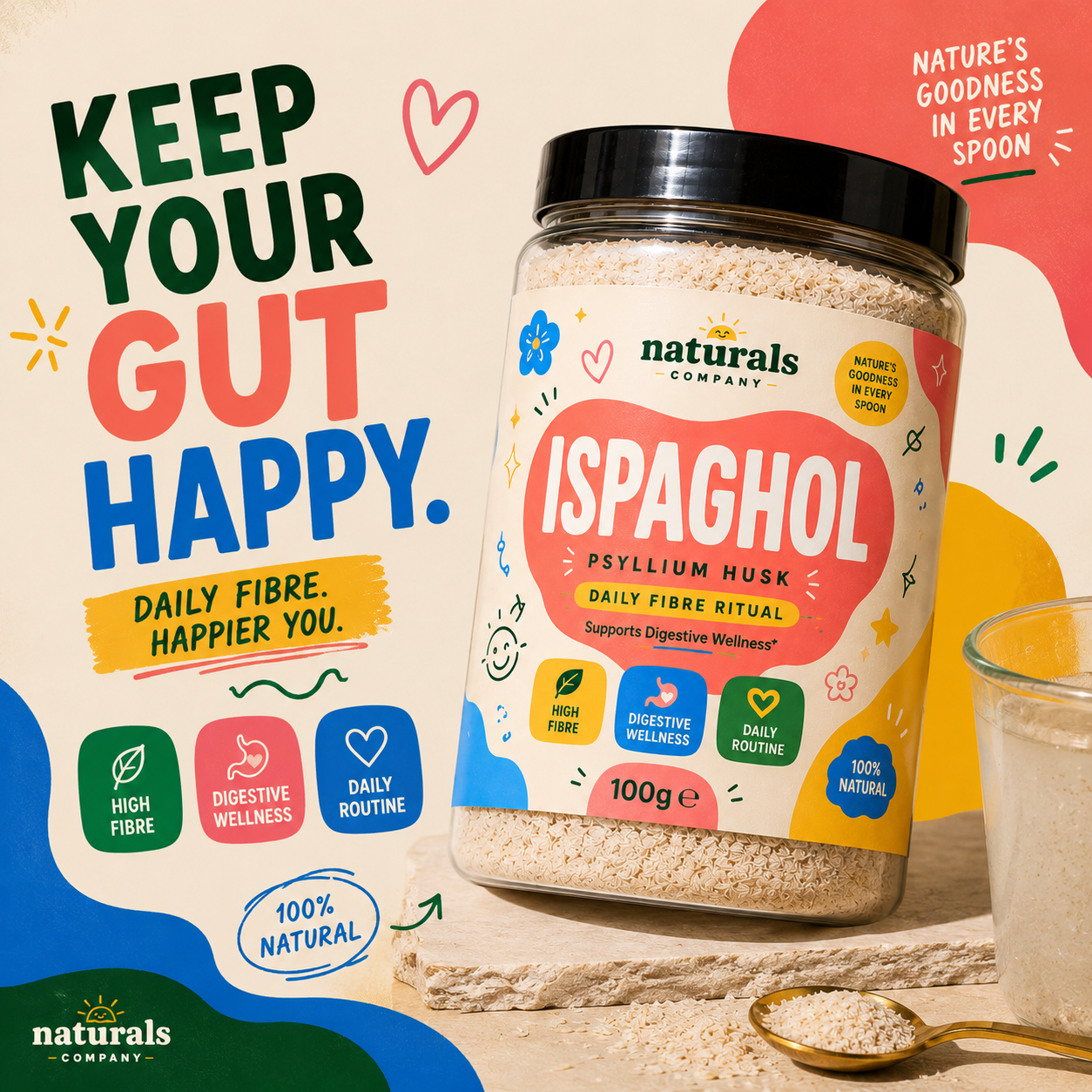 Pure Ispaghol Husk – Everyday Fibre Made Easy