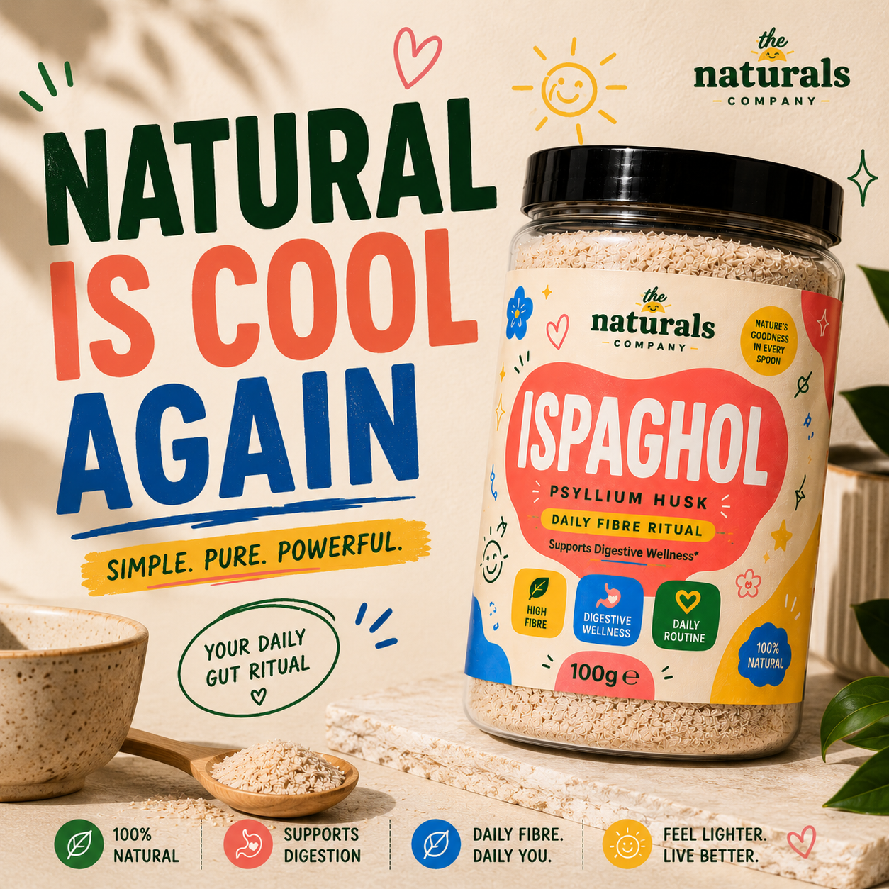 Pure Ispaghol Husk – Everyday Fibre Made Easy